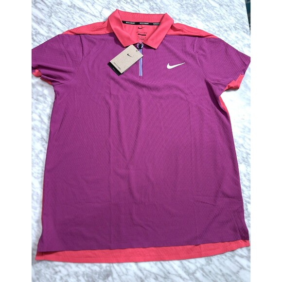 Nike Court Dri-Fit Advantage Slam Tennis Polo Top FQ2015-518 Men's Large NEW - Picture 1 of 10